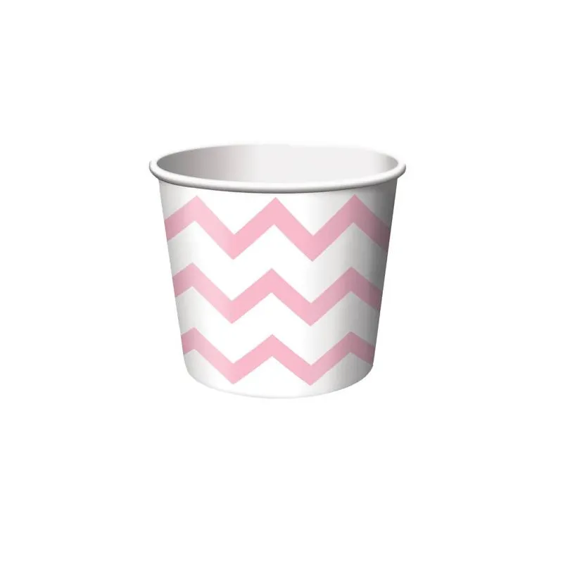 Riscas & Bolinhas Taças de Sobremesa